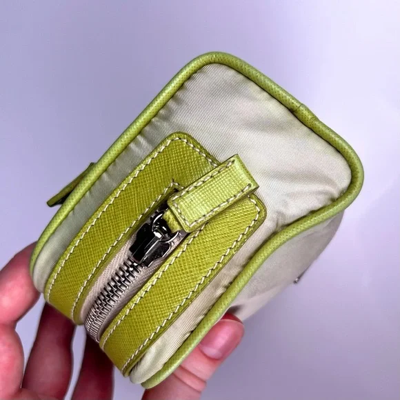 Prada Tessuto Green Nylon Pouch - Picture 5 of 9